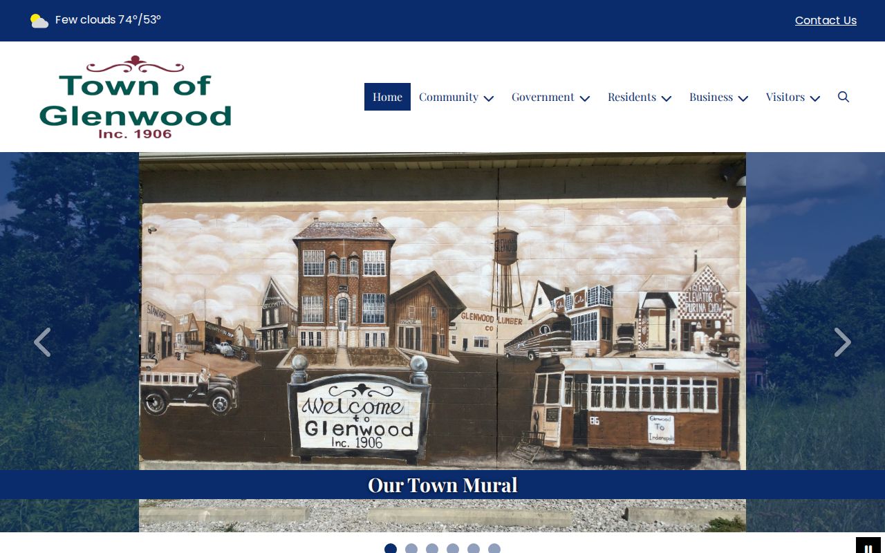 Glenwood court docket search and official town context