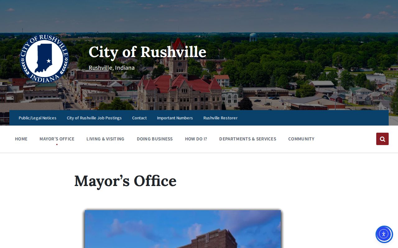 Rushville court docket civic context at City Hall